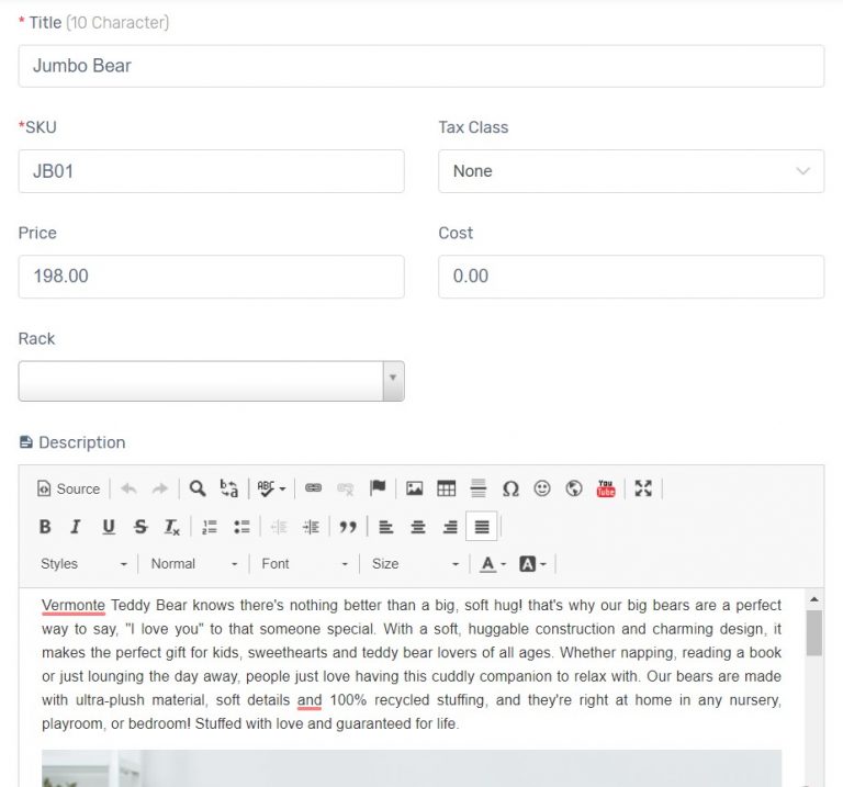 How to Create New Product – UniCart Support Center