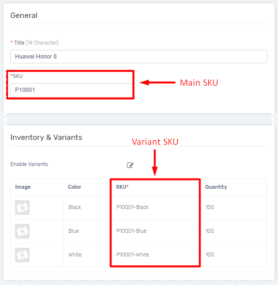 Error value in field