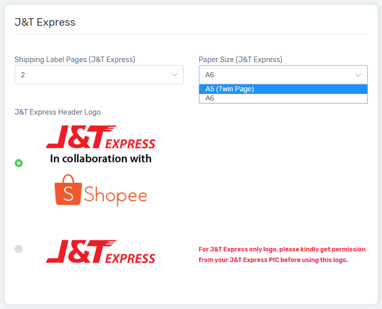 How To Print Shopee Shipping Label Full Version Unicart Support Center