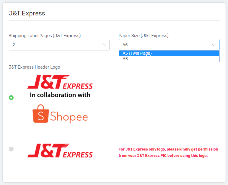 How to Print Shopee Shipping Label (Full Version) – UniCart Support Center