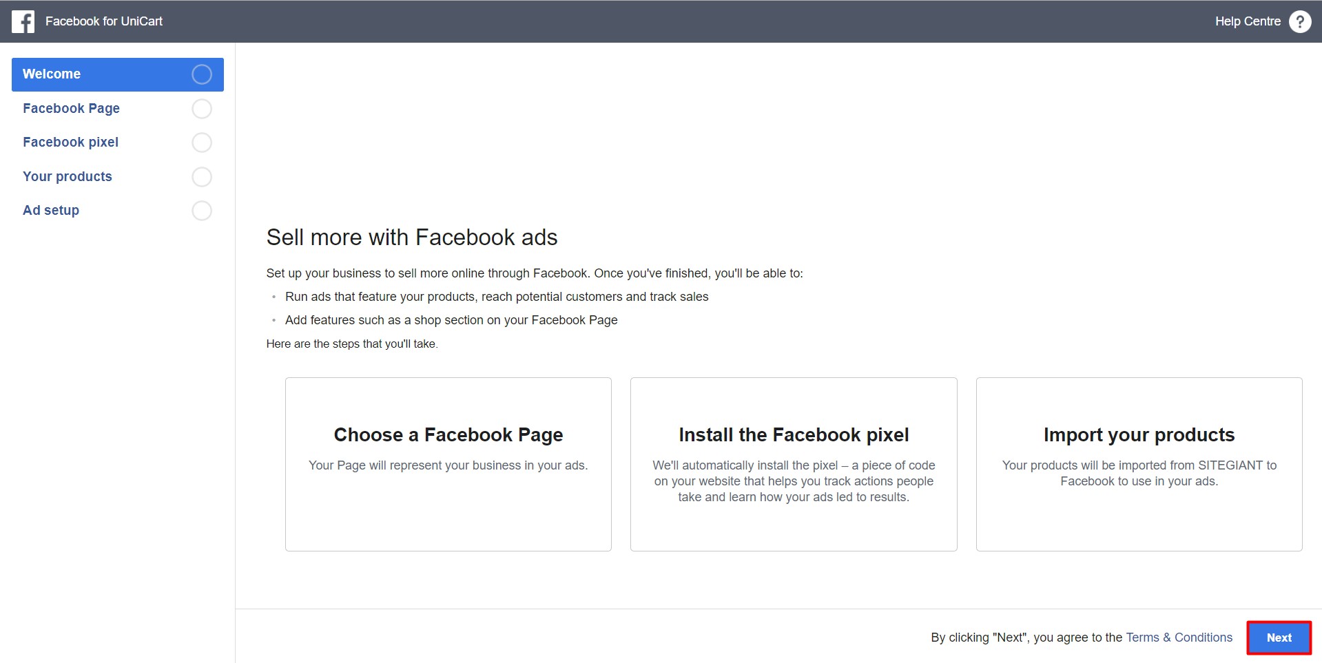 Facebook Business Extension