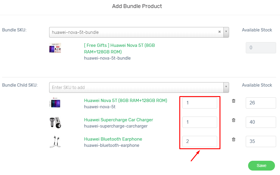 How to Set Bundle Product – UniCart Support Center