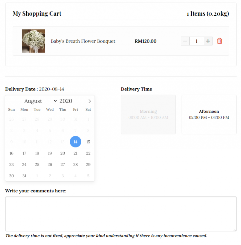 How to Set Order Delivery Date – UniCart Support Center
